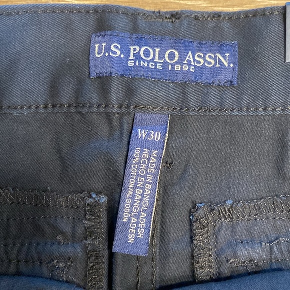 U.S. POLO ASSN cargo shorts size 30 NWT Navy - Picture 2 of 10